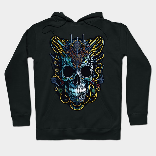 Cyborg Heads S02 D58 Hoodie by Houerd